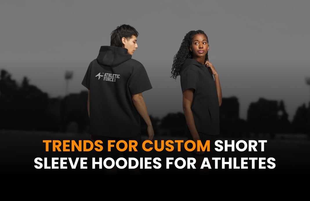 Custom Short Sleeve Hoodies for Athletes