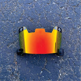 ATHLETIC FORCE 1 FOOTBALL VISOR REVO RED