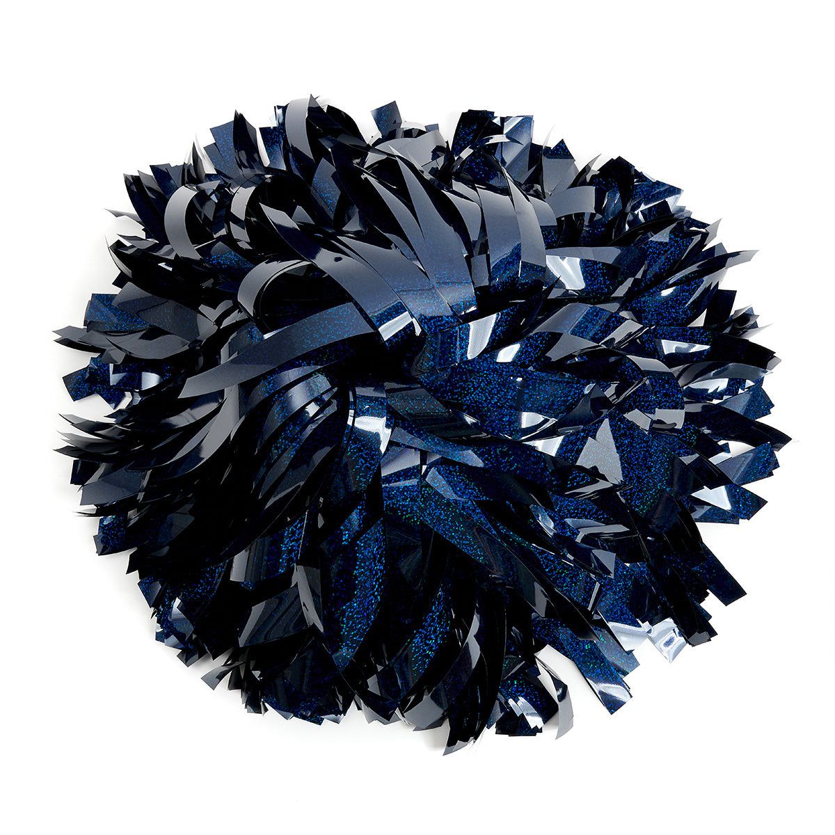 Holographic Navy Blue Pom Pom (Baton Handle)