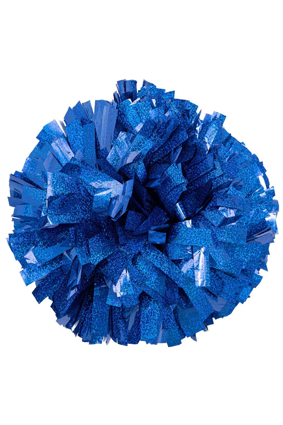 Holographic Royal Blue Pom Pom (Baton Handle)