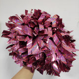 Holographic Light Pink Pom Pom (Baton Handle)
