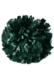 Holographic Dark Green Pom Pom (Baton Handle)